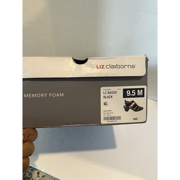 NWT  Liz Claiborne Womens Fisherman Strappy Block Chunky Heels 9.5M - Picture 4 of 14